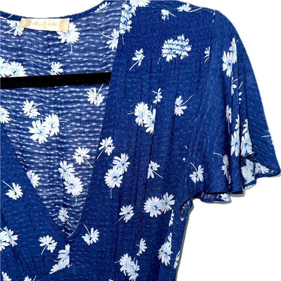 Altar’d State Blue Floral Midi Sundress - MEDIUM - Picture 3 of 7